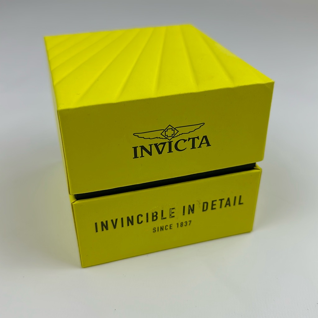 Invicta Yellow Watch BoxDisplay No Watch Included